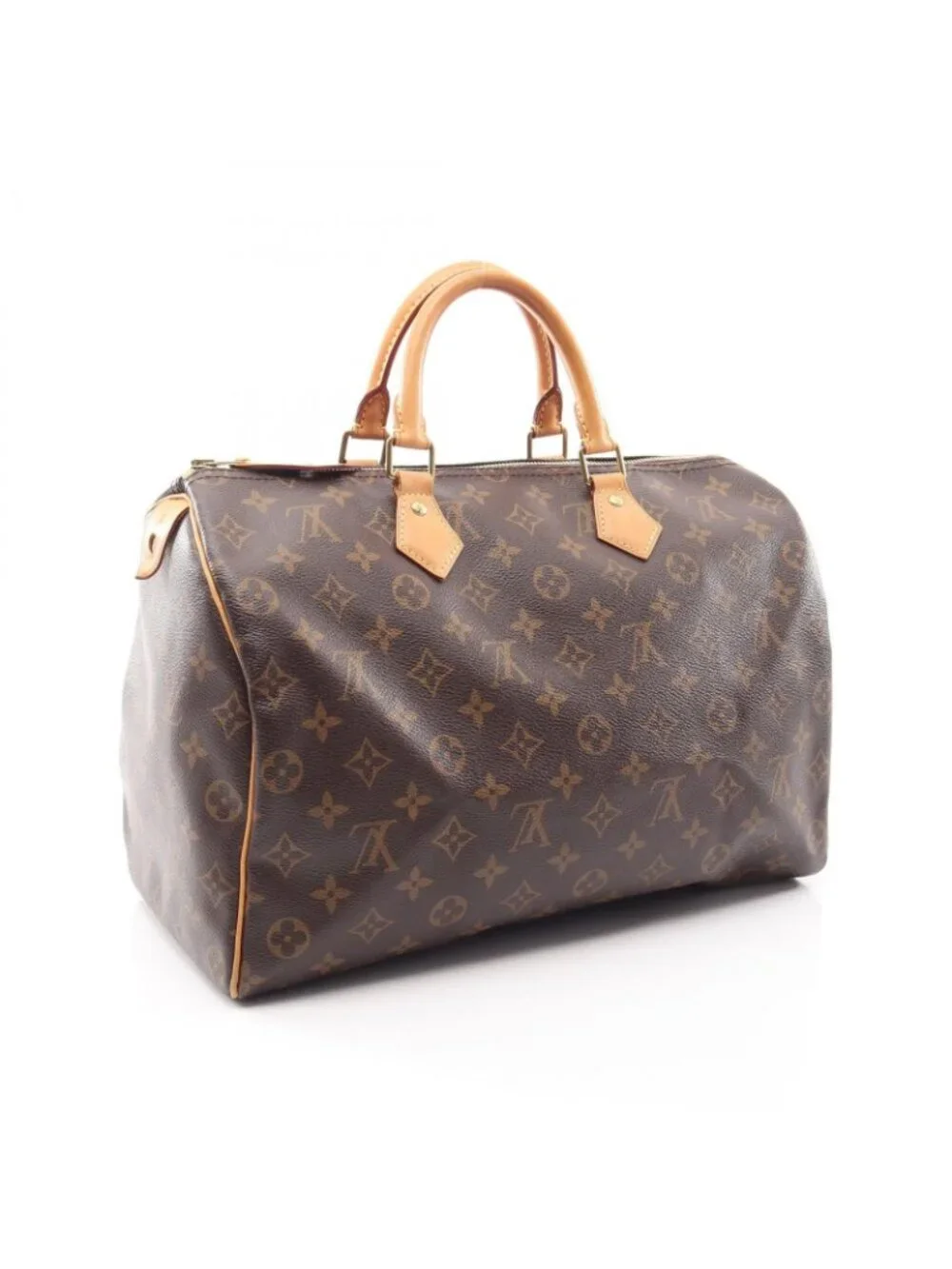 Louis Vuitton Handbag Speedy 35 Canvas Leather